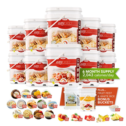 EasyPrep 6-Month Emergency Food Supply